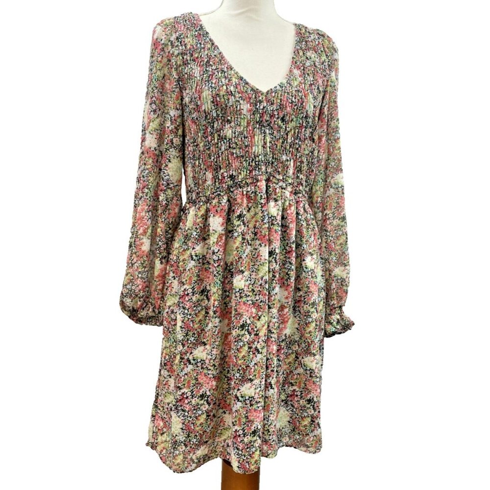 Arula Women's Dress Size Medium Tide Back Long Sleeve's